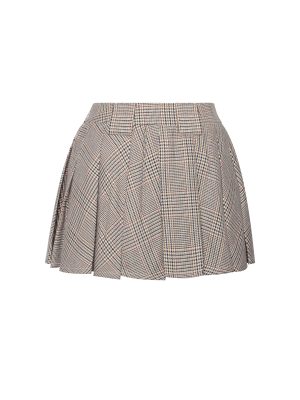 Oaklyn Plaid Pleated Mini Skort
