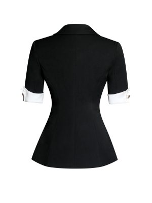 Aleena Short Sleeve Business Casual Blazer