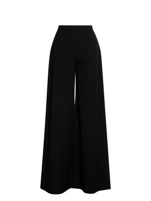 Aleeza Black Wide Leg Suit Pants