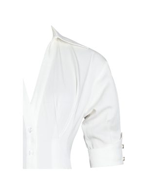 Palina Lyocell Pleated Midi Preppy Shirt Dress