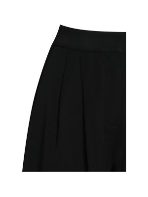 Aleeza Black Wide Leg Suit Pants