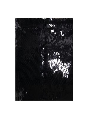 Tamira Black Sequin Mini Bodycon Skirt