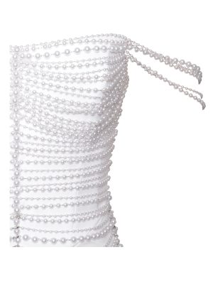 The Birth of Venus Pearl Handmade Crochet Gown