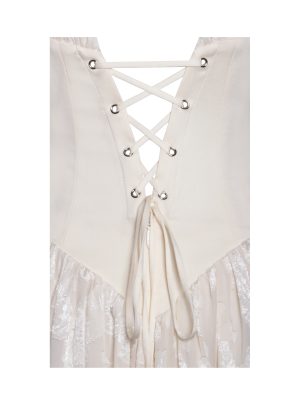 Sabrina Butter Yellow High Slit Jacquard Maxi Dress