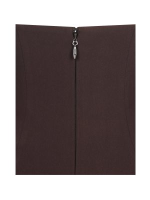 Giovana Espresso Sweetheart Draped Mesh Mermaid Maxi Dress