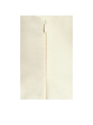 Obelia Off White Long Sleeve Polo Mini Dress