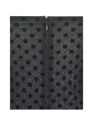 Faith Black and White Polka Dot Sweetheart Maxi Dress