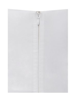 Umika White Bubble Hem Mini Dress