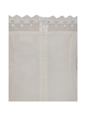 Zakira Lace Trim Half Sleeve Mini Dress