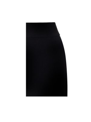 Never Enough Black Stretch Crepe Wide Leg Trousers