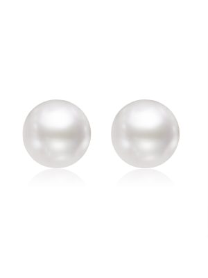 Miss Circle Freshwater Pearl Studs