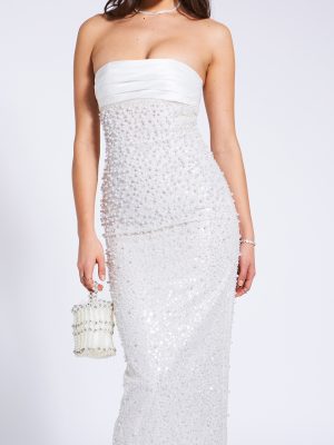 Miss Circle Pearl Diamond Mini Handbag