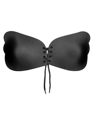 Miss Circle Black Adhesive Invisible Push Up Bra