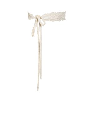 Beige Lace Luxe Leg Garter